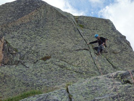 Guide escalade granit Chamonix